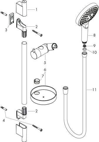 hansgrohe Brauseset Raindance Select S 120-27654000