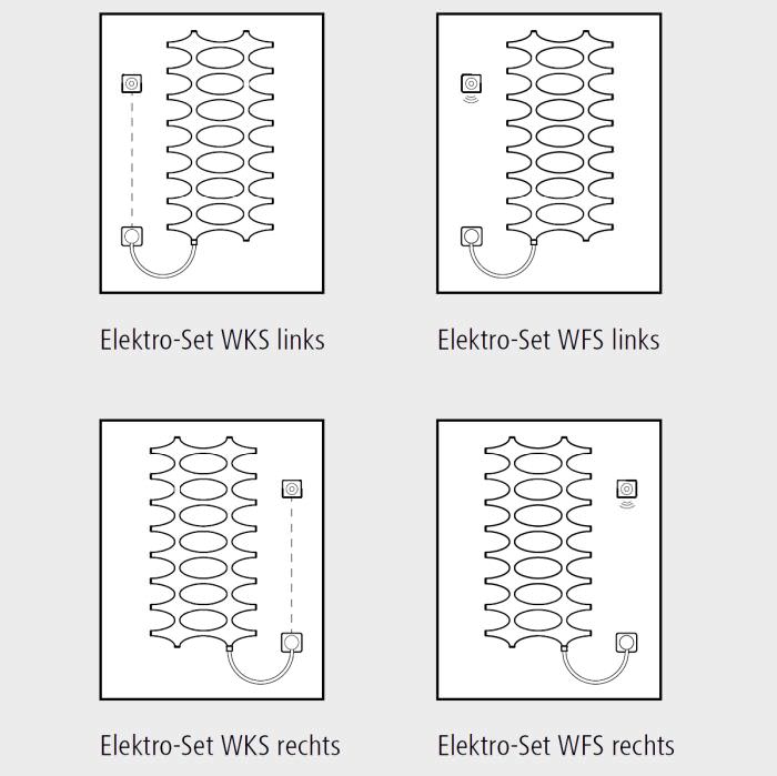 Kermi Design-Heizkörper Ideos Elektro-Zusatzbetrieb-IDN111200502CXK