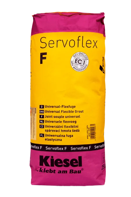 Kiesel Servoflex F Universalfuge grau, a 20 kg Sack, flexibel-14097