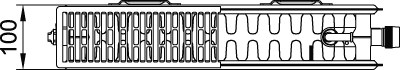 Kermi Ventilheizkörper Profil-V-FTV220601201R1K