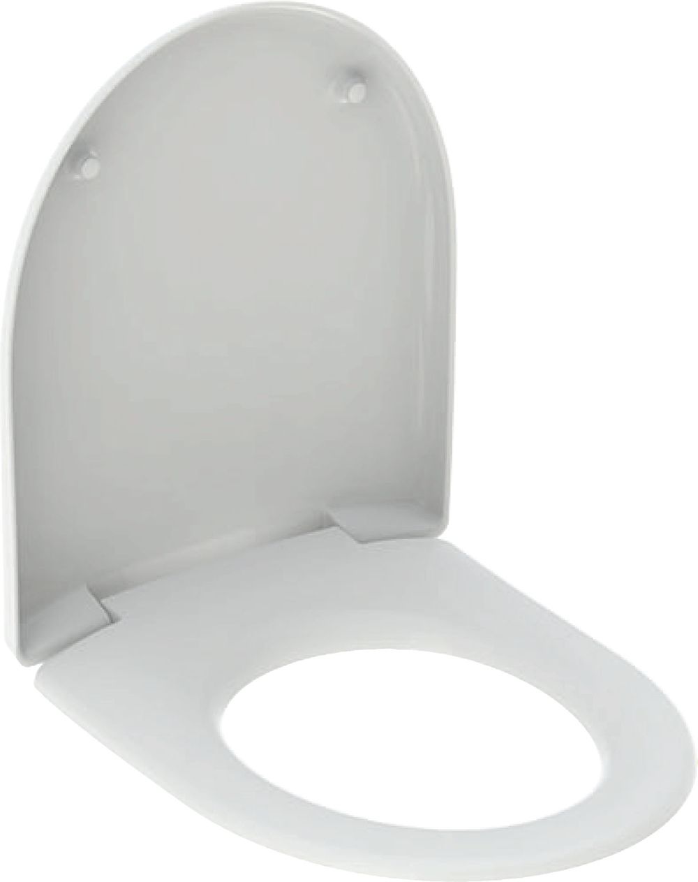 Geberit Keramag WC-Sitz Renova Nr. 1 weiß, Scharniere Edelstahl-573010000