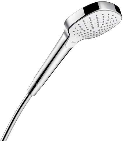 Hansgrohe Handbrause Croma Select E Vario, weiß/chrom, Brausekopf d = 110 mm-26812400