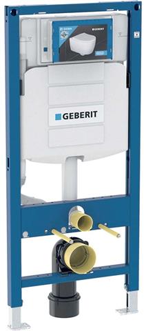 Geberit Wand-WC-Element Duofix für Sigma, BH 112 cm, mit UP-Spülkasten 12cm, für Trockenbau-111300005