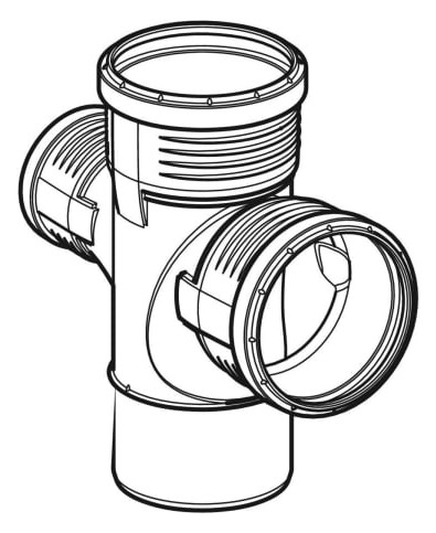 Geberit Doppelabzweig Silent PP-390567141