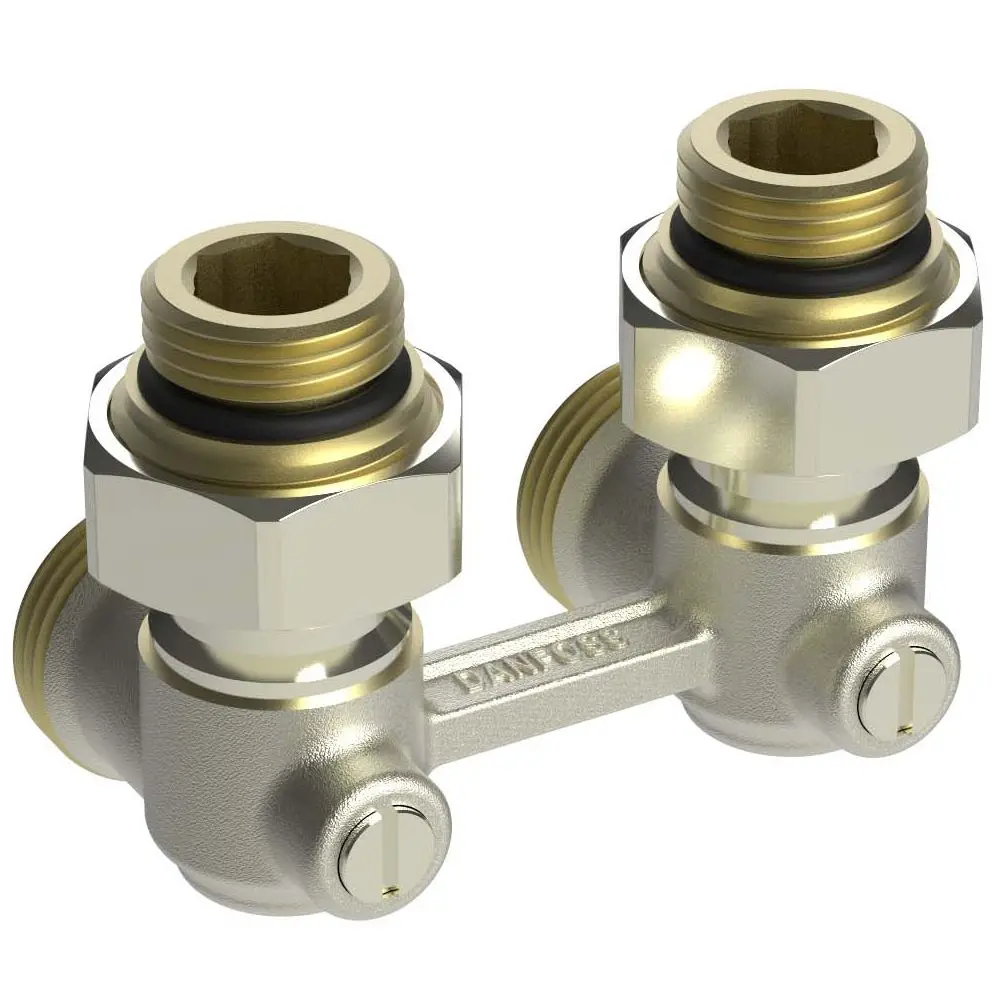 Danfoss Universalverschraubung RLV-KB R 1/2"xG 3/4", Eck, für Ventilheizkörper -003L0394