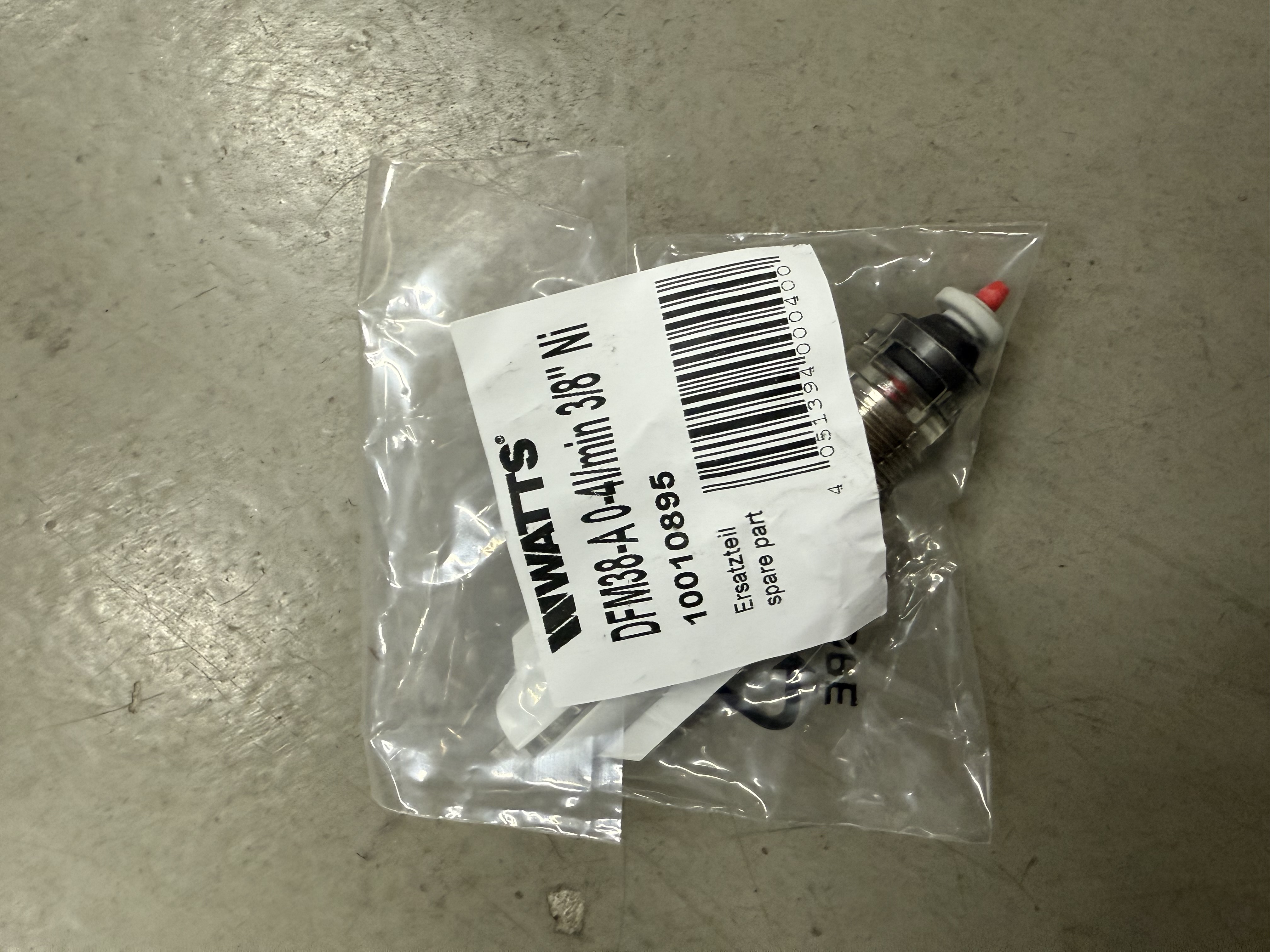 Zewotherm/ Watts Durchflussmengenzähler Edelstahl, Vorlauf 4 I/min.-11130005