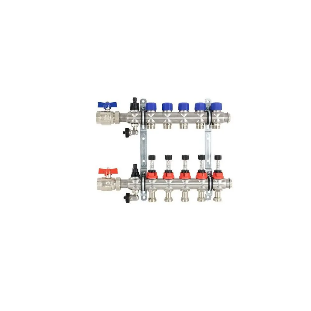 Strawa Fußbodenverteiler e-class 63 VA 13 HK, 1", Anschl. horizont., m. SFE -51-306313