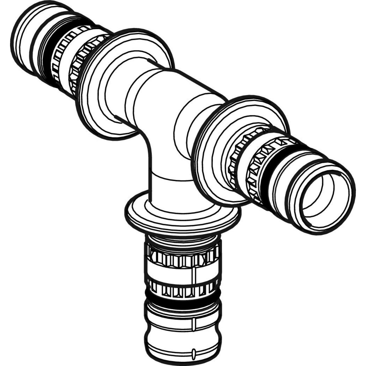 Geberit T-Stück Mepla-621310005