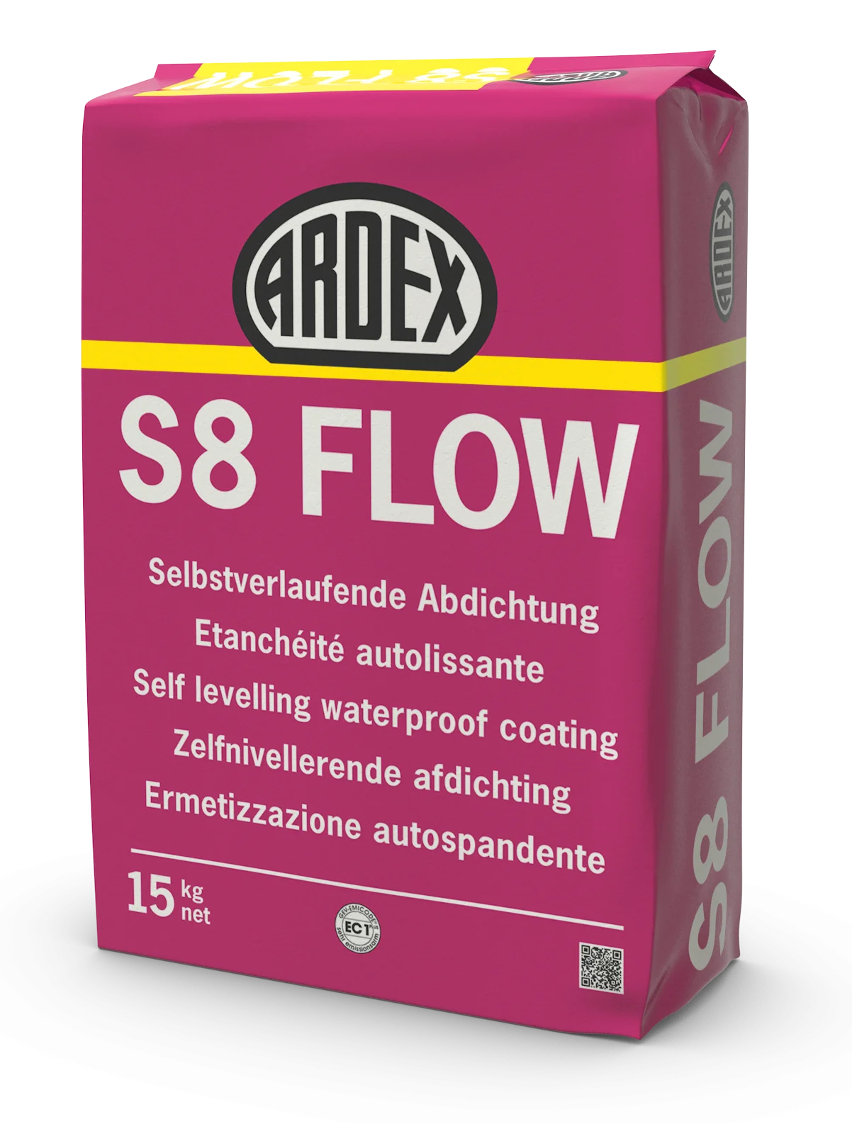 Ardex S8 Flow Abdicht. Selbstverlaufend grau, á 15 kg-24244/0