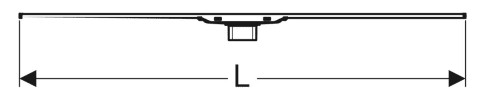 Geberit Duschrinne CleanLine20: L=30-90cm, Edelstahl elektropoliert, Edelstahl gebürstet 154.450.KS.-154450KS1