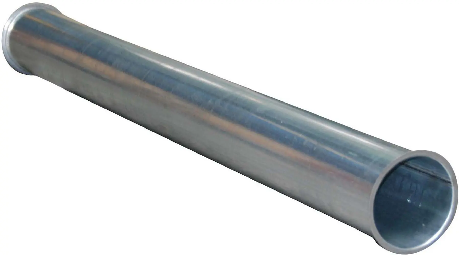 ETA Verlängerungsrohr verz. f. Sacksilo NW100 L= 200mm beiderseits Bördelrand-12310-0200