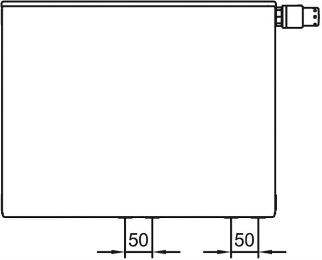 Kermi Flachheizkörper Plan Vplus Therm X2-PTP100300401L1K