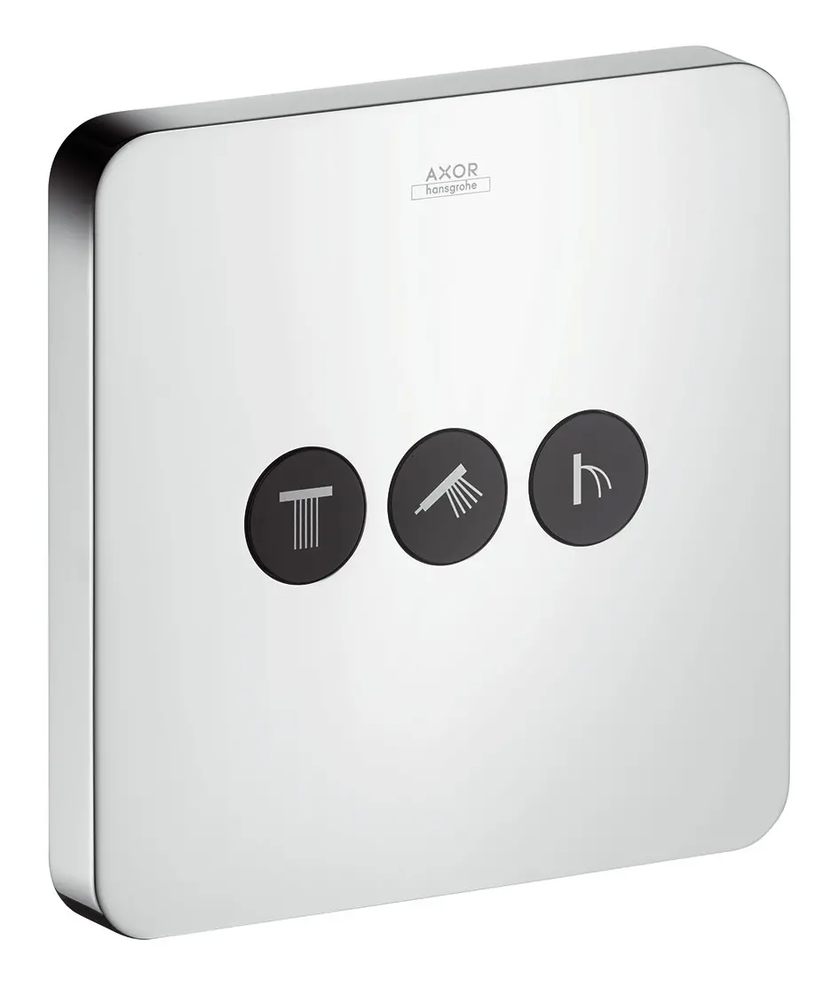 Hansgrohe Fertigmontageset ShowerSelect Soft Cube UP-Ventil, für 3 Verbraucher, chrom-36773000