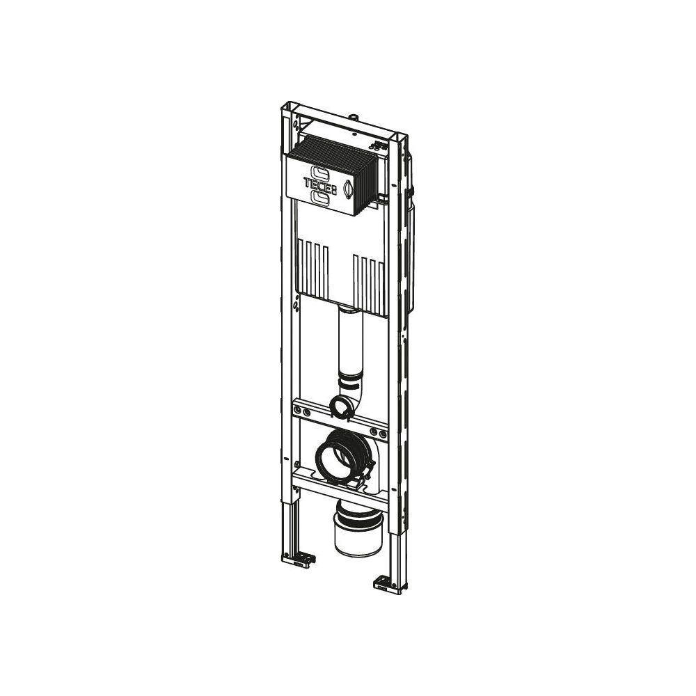 TECEprofil WC-Modul mit Compact 320-Spülkasten, Bauhöhe 1120 mm-9300600