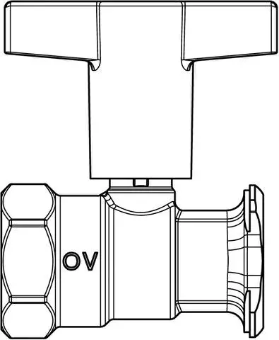 Oventrop Pumpenkugelhahn Optibal P-1078371