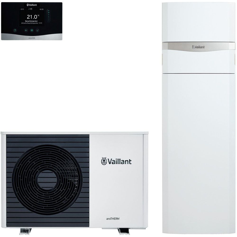 Vaillant Wärmepumpenpaket 4.0202 aroTHERM Split VWL 55/5 AS S2 mit uniTOWER VWL 58/5 IS-8000016860