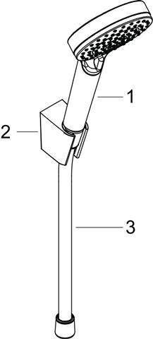 Brause-Set Crometta Vario EcoSmart-26693400