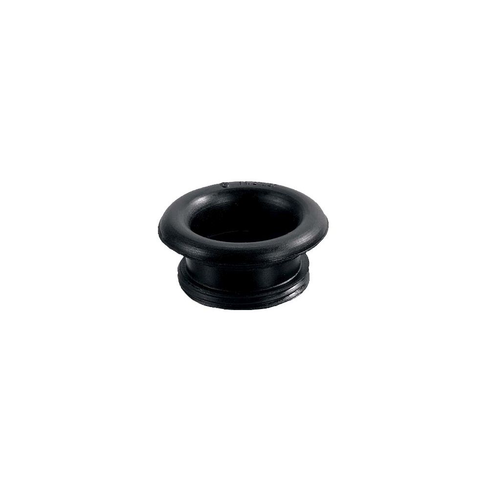 HAAS Gummi-Gewinde-Nippel DN 32 für 1 1/2", 30 x 47 x 20 mm, EPDM, schwarz -03113