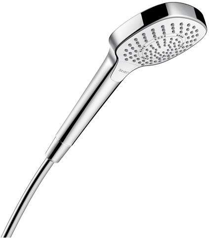 Hansgrohe Handbrause Croma Select E Multi, weiß/chrom, Brausekopf d = 110 mm-26810400