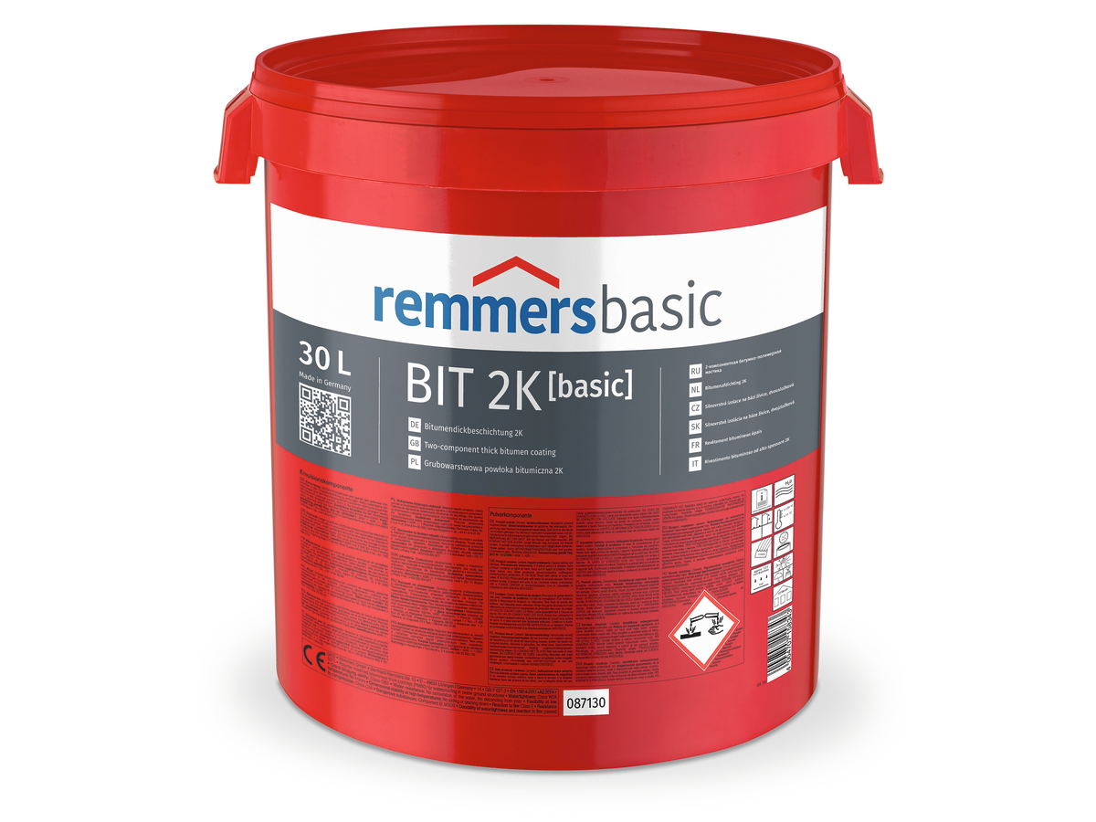 Remmers BIT 2K [basic] (ECO 2K) 2-komp. Bitumen-Dickbeschichtung a 30 ltr.-2087130