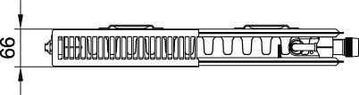 Kermi Ventilheizkörper Plan-V-PTV100300401L1K