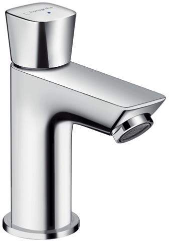 hansgrohe Standventil Logis EcoSmart 5 l/min, Ausladung 84mm, ohne Ablaufgarnitur, chrom, Kaltwasse-71120000