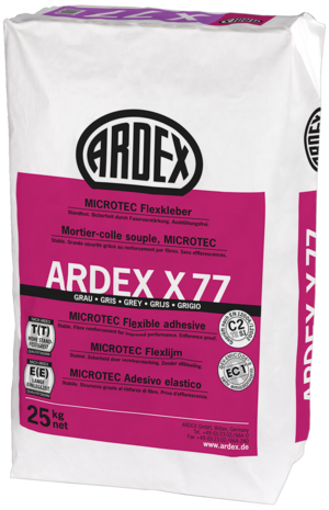 Ardex X77 Microtec-Flexkleber, C2 a 25 kg Sack-54060