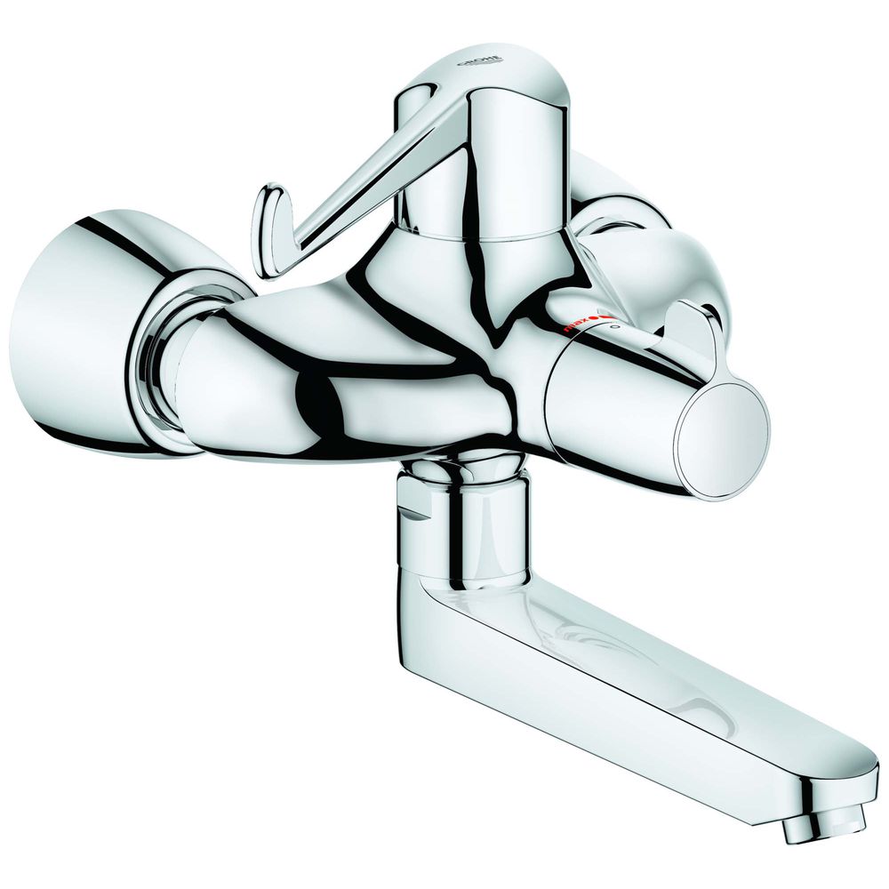 GROHE Waschtisch-Thermostat Grohtherm Spezial 1/2", mit Armhebelbetätigung, Ausladung 25,5cm, chrom -34020001