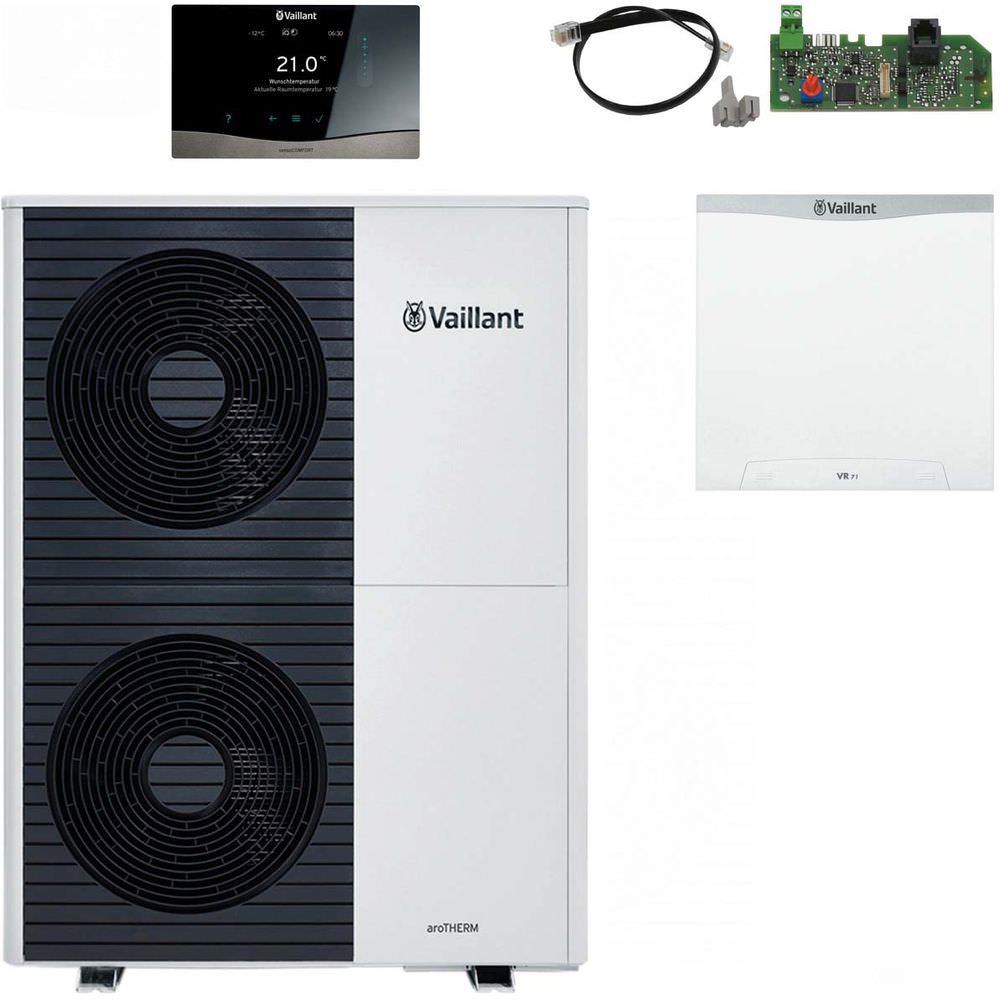 Vaillant Wärmepumpenpaket 4.068 aroTHERM Split VWL 105/5 AS S2 für Hybridsystem-8000015310