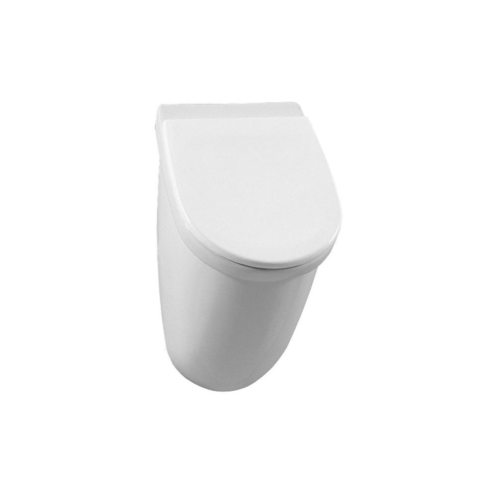 VitrA Bad Urinal Mona weiß, Zulauf von hinten, mit Deckel-4017B003D6034