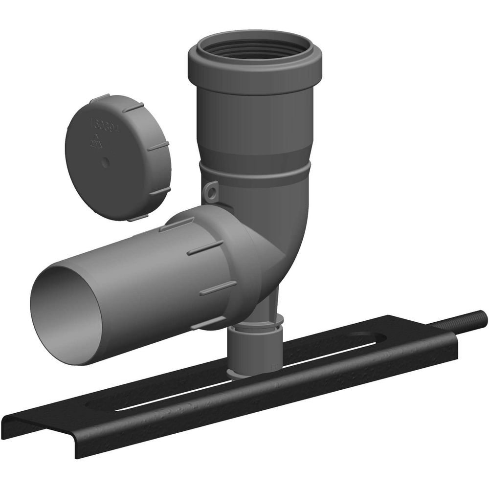 ATEC SV-Schachteinführung PolyTop DN 60, schraubbar mit Auflager-00347