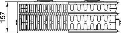 Kermi Flachheizkörper Plan-Kompakt-PK0100304