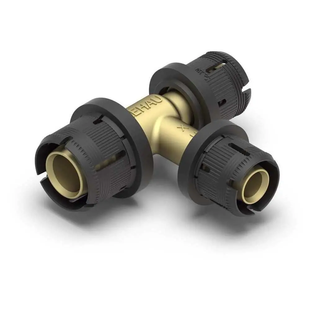 REHAU T-Stück FASTLOC EX+ 32 mm - 25 mm - 25 mm-13706711001