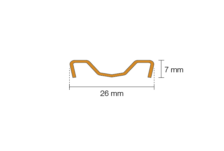 Schlüter - Kerdi-Line-Vario Cove D9 Edelstahl gebürstet, 120 cm, H=7 mm-KLVRD9EB120