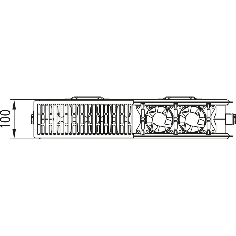Kermi x-flair Profil-Kompakt Wärmepumpenheizkörper Typ22-FK02L0550601N1K