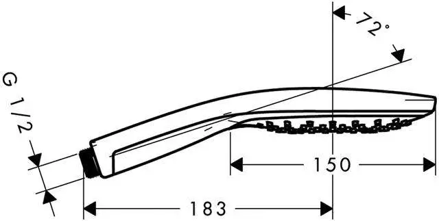 hansgrohe Raindance Select S Handbrause 150 3jet-28587000