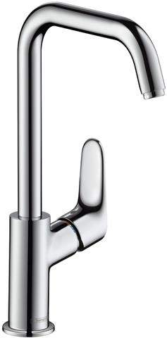 Hansgrohe Waschtisch-Einhebelmischer Focus 240 mit Ablaufgarnitur, chrom-31609000