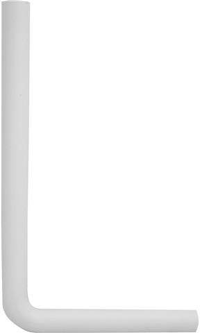 ASW Spülbogen Kunststoff, H: 590/L: 350mm, für tiefhängenden Spülkasten, weiß-105929