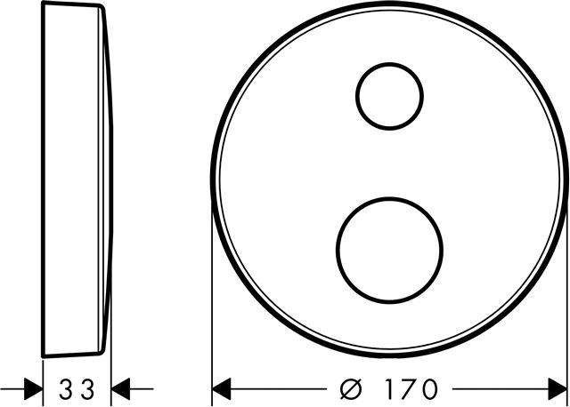 hansgrohe Verlängerungsrosette Axor-14962000