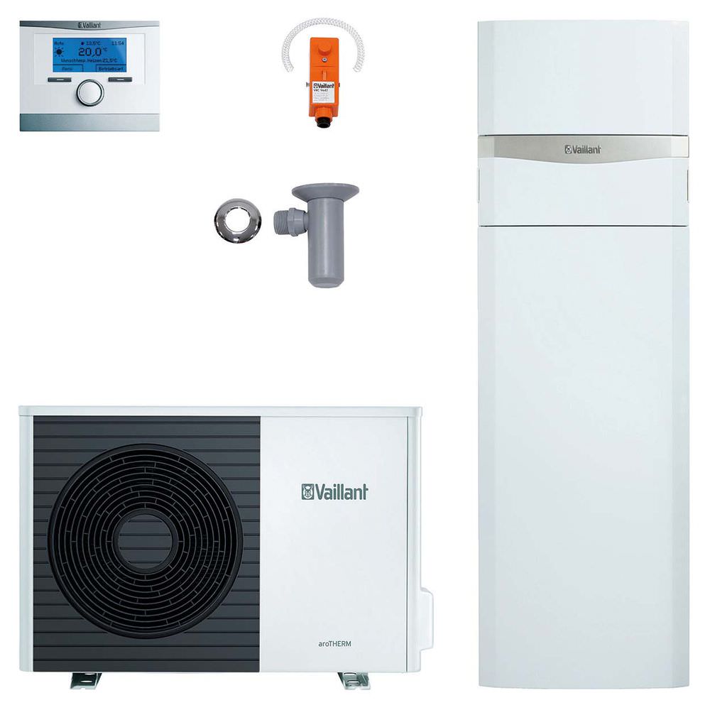 Vaillant Wärmepumpenpaket 4.122/2 aroTHERM Split VWL 55/5 AS S2 mit uniTOWER VWL 58/5 IS-0010029884