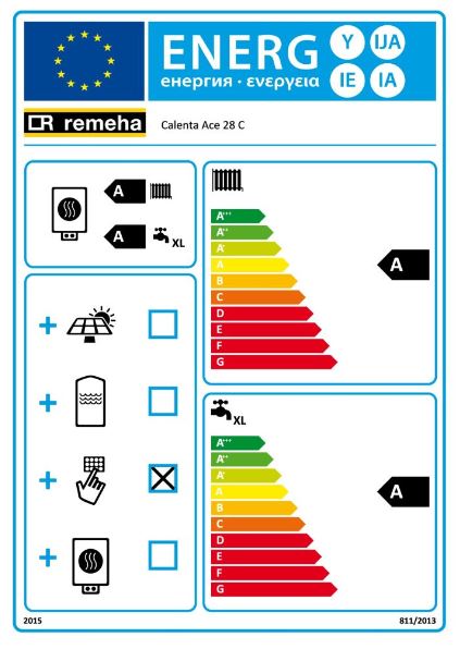 Remeha Gas-Brennwertkessel Calenta Ace 28 C, 5,6 - 25,5 kW-7676816