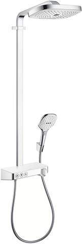 hansgrohe Showerpipe Raindance Select E 300 3jet, mit Ablage, chrom-27127000