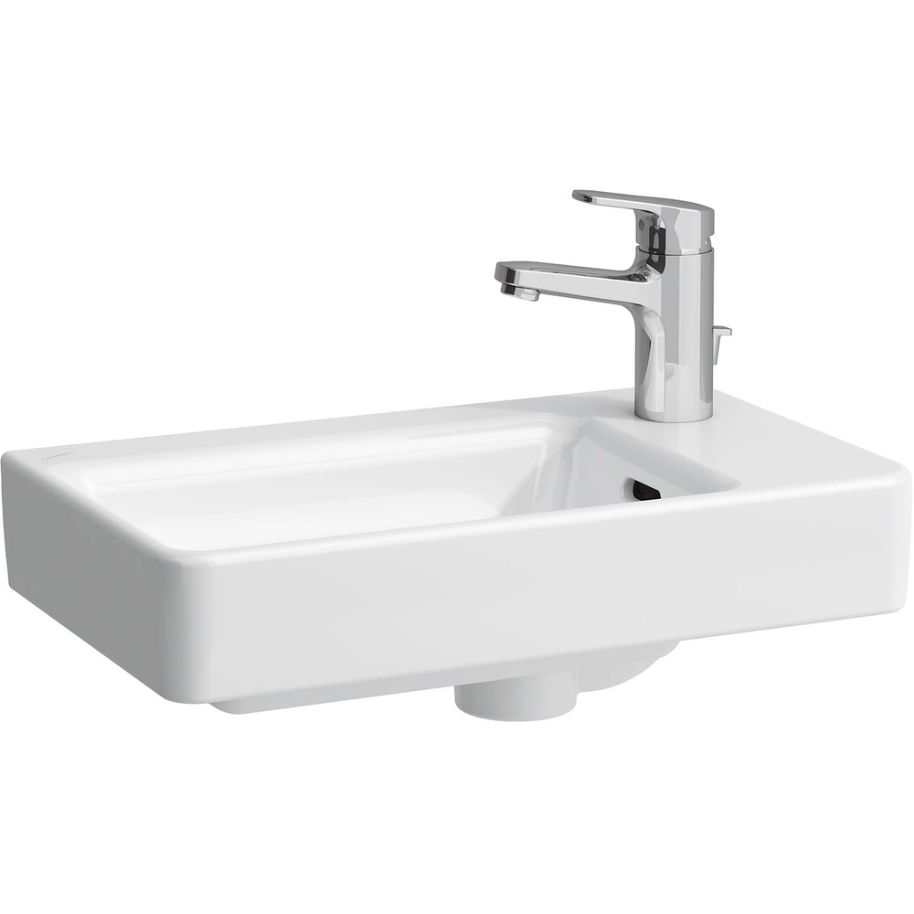 Laufen Handwaschbecken PRO S w, ÜL, m HL, 48 x 28 cm, Beck. li, HL re-H8159540001041