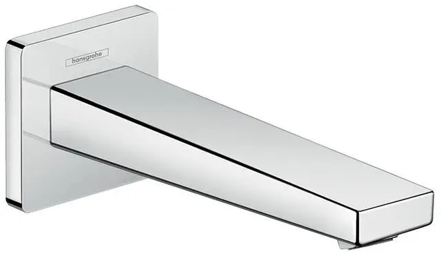Hansgrohe Wanneneinlauf Metropol Ausladung 167,5 mm, Wandmontage, Normalstrahl, chrom-32542000