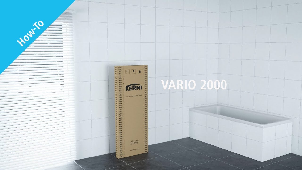 Kermi Duschkabine - Montagevideo VARIO 2000