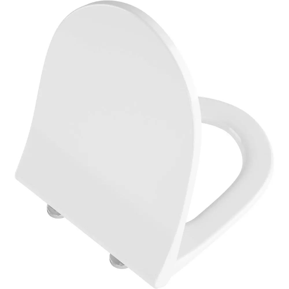 VT WC-Sitz Slim Wrap Sento Duroplast mit Absenkautomatik Weiß Hochglanz-130-003R419