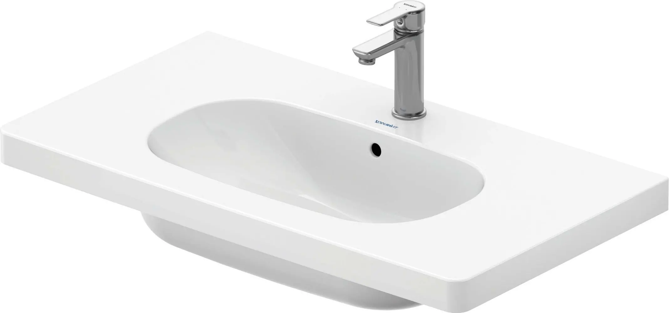 Duravit Möbelwaschtisch D-Code we, 85 x 48 cm, m HL, m ÜL, m HLB-3428500002
