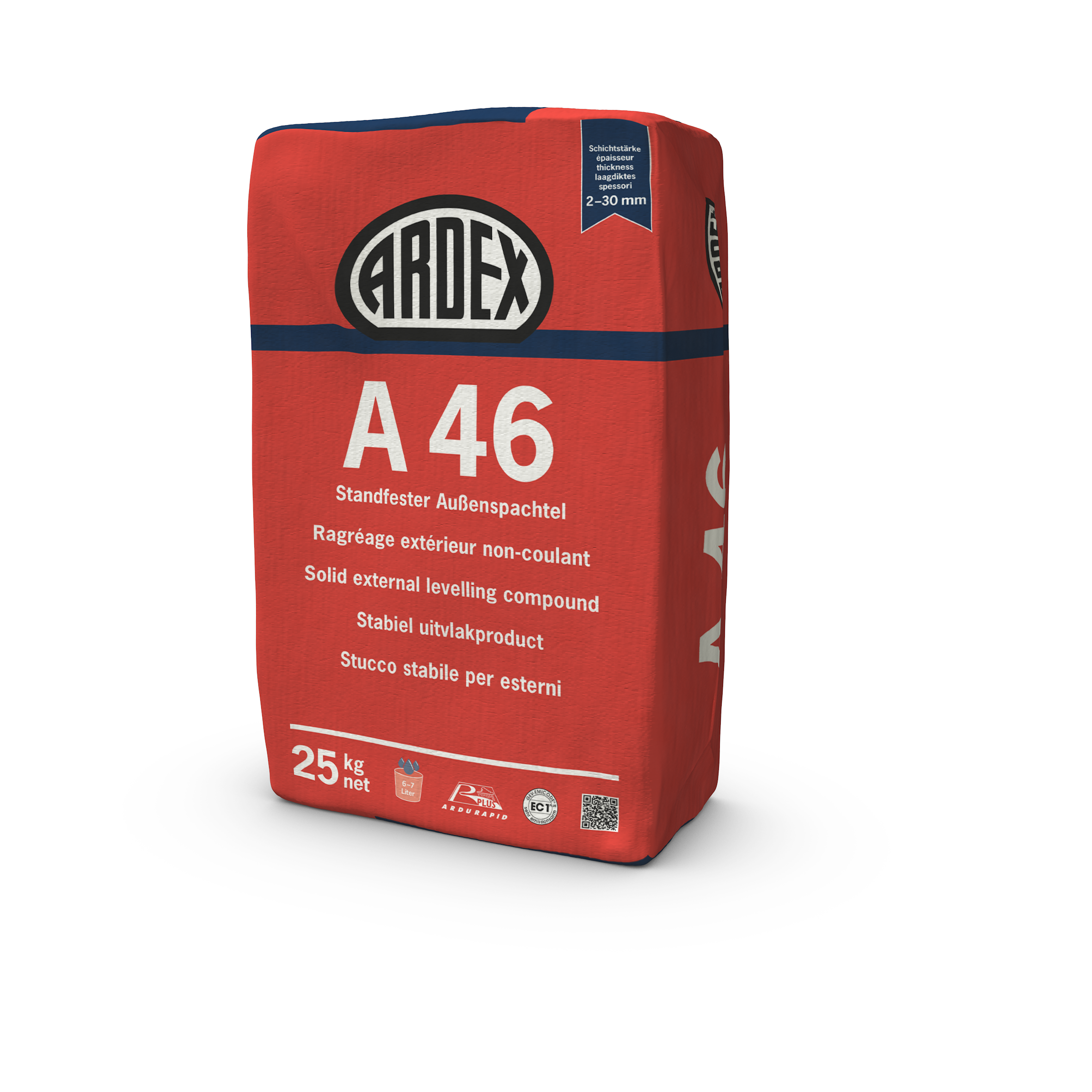 Ardex A46 standfester Außenspachtel Sack a 25 kg-53080