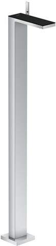 hansgrohe Waschtisch-Einhebelmischer Axor MyEdition chrom/Spiegelglas, bodenstehend, mit Push-Open A-47040000