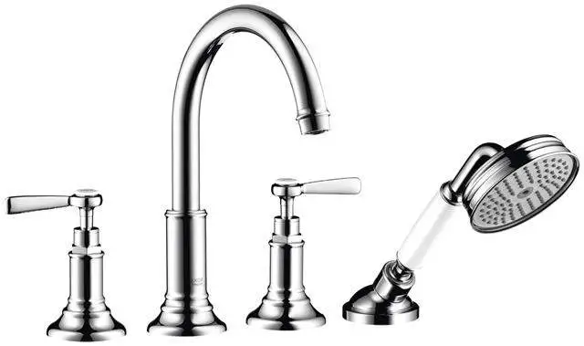 hansgrohe Fertigmontageset Axor Montreux DN 15, chrom, 4-Loch-Armatur, Fliesenrandmontage, Hebelgrif-16554000 hansgrohe Fertigmontageset Axor Montreux DN 15, chrom, 4-Loch-Armatur, Fliesenrandmontage, Hebelgrif-16554000